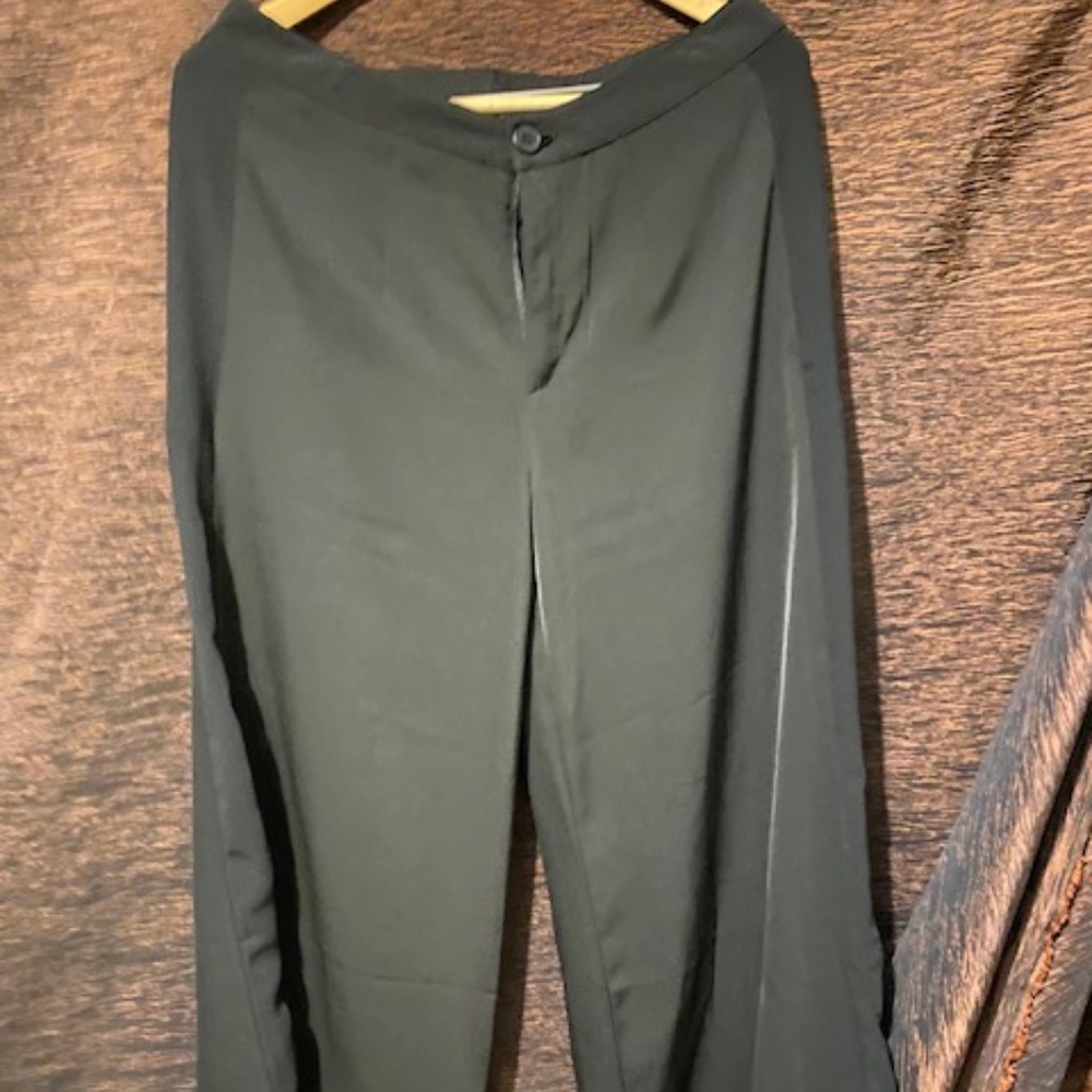 Dressy crepe style  wide leg pants